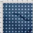 thumbnail image 3 of oneOone Tissu Bleu en Polyester Spandex à Pois pour Robe Tissu Imprimé Tissu au Mètre 56 Pouces de Large, 3 of 5