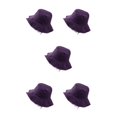 thumbnail image 2 of VONKY Bucket Hat For Sun Protection Headgear For Outdoor Adventure Caps Stylish Protection Casual Comfort Outdoor Activities purple 5Set, 2 of 6
