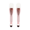 thumbnail image 1 of Unique Bargains 2 Pcs Smooth Facial Mask Brush Rose Gold Tone, 1 of 5