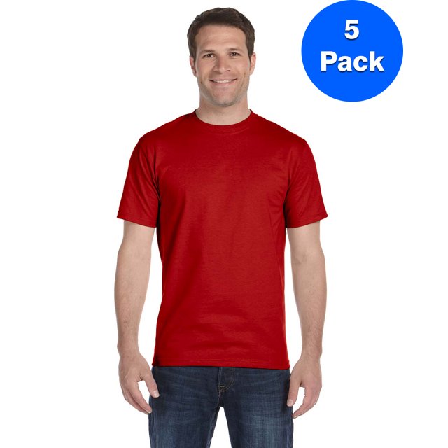 Hanes Tall Beefy-T pour Hommes - 518T (Lot de 5)