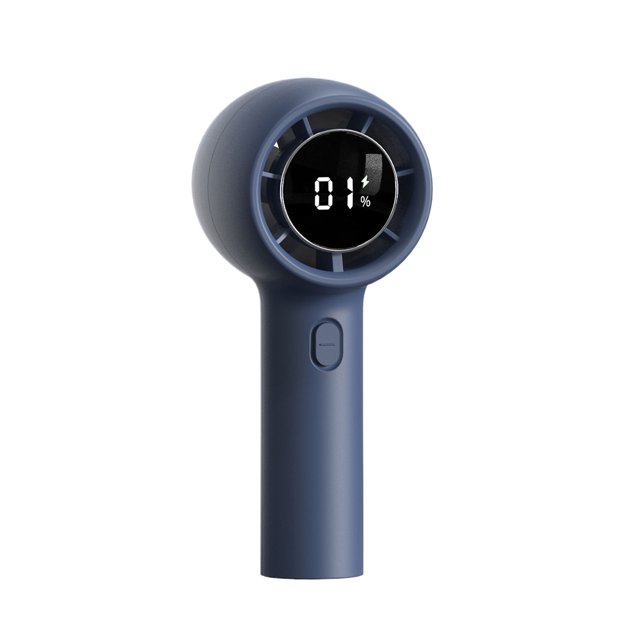 Ruiboury ABS Semiconductor Refrigeration Handheld Fan With Three Wind Speeds And Multifunctional Base Is 131A Blue