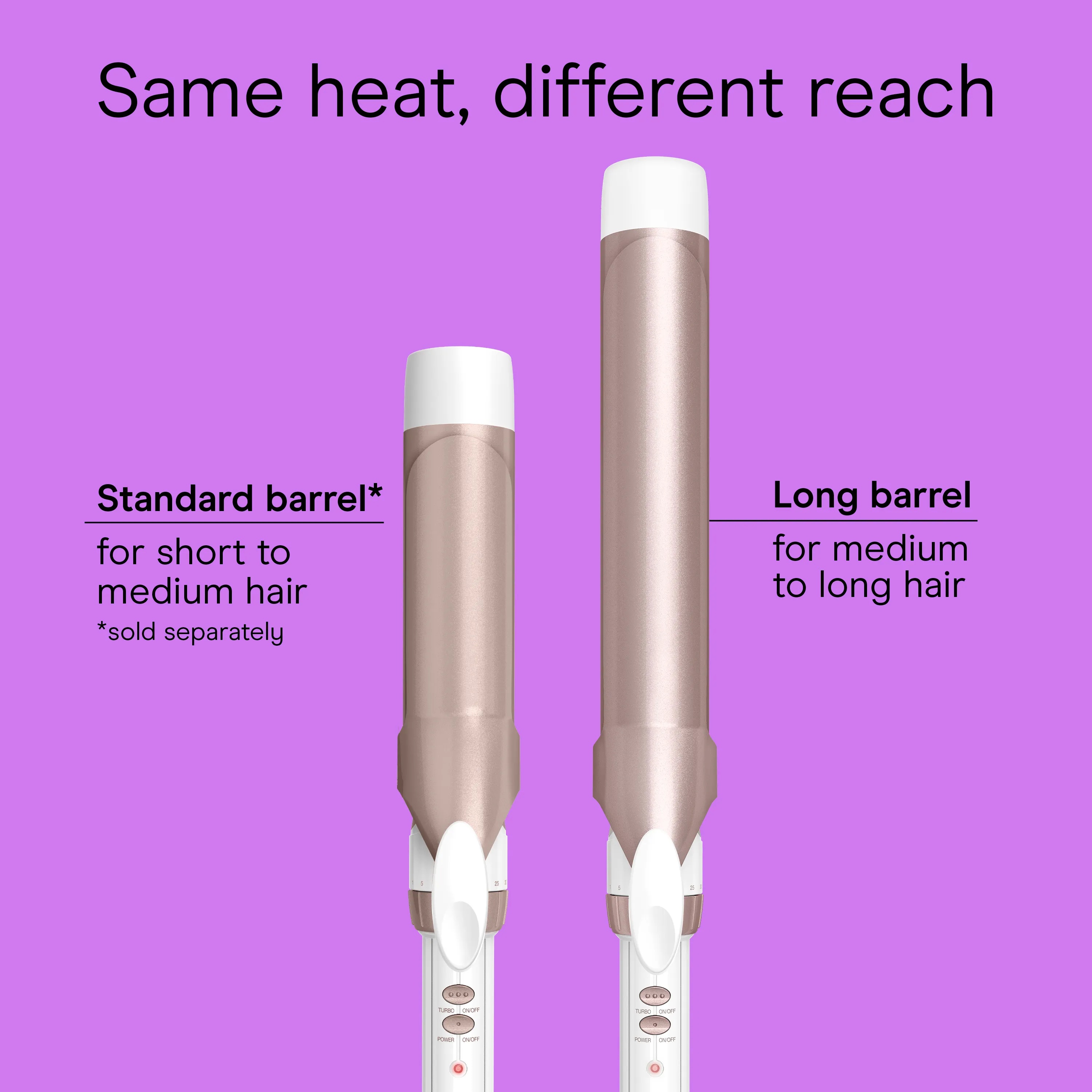 Conair Double Ceramic Extra‑long Curling Iron, 1½‑inch Barrel, White/Rose Gold, 1 Pk
