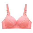 thumbnail image 2 of UPPADA of Day Deals Plus Size Front Button Bras for Women Sports Bras Full Coverage Soft Sleep Wirefree Bras Push Up Bra Seamless Comfort Supportive Bras Plus Size Everyday Bra, 2 of 6