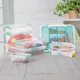 thumbnail image 4 of Sterilite Small Clip Box Clear Storage Tote Container with Latching Lid, 18 Pack, 4 of 11