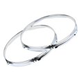 thumbnail image 1 of 1 Pair Snare Drum Hoop Ring Rim for Percussion Accessory Cast Instrument 12 Inch 6 Hole, 1 of 9