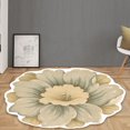 thumbnail image 4 of Tapis de Porte Intérieur Tapis de Porte Tapis de Porte Extérieur Entrée Tapis de Sol en Forme Spéciale 3D Fleur Tapis de Porte Intérieur Tapis Diamètre 80 cm Décorations de Chambre pour Femmes pour Chambre Racheter Commandes 32x32 Po, 4 of 6