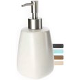 thumbnail image 1 of Soap Dispenser with Pump, Ceramic Lotion Dispenser, Matte Finish, Liquid Soap Dispenser, Detergent Dispenser (White), 1 of 5