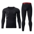 thumbnail image 4 of Mens Long Johns Thermal Set, Mens Solid Color Warm Thermal Underwear Set, 4 of 8