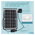 thumbnail image 2 of Solar Water Pump 12V Hydroponics Filter Aeration Fish Tank Rockery Water Pumping Submersible Pump Pond Fountain Outdoor ,Multi-Install Methods, 2 of 5