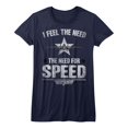 thumbnail image 1 of Top Gun Need For Speed Navy Junior Women's T-Shirt, 1 of 2