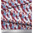 thumbnail image 2 of Soimoi Velvet Fabric Brush Stroke Abstract Printed Fabric 1 Yard 58 Inch Wide, 2 of 3