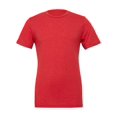 thumbnail image 1 of BELLA+CANVAS T-Shirt Unisexe Col Rond Tri-Mélange Manches Courtes, G, Rouge Tri-Mélange, 1 of 3