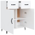 thumbnail image 5 of vidaXL Sideboard White 69.5x34x90 cm Engineered Wood, 5 of 5