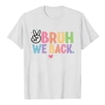 thumbnail image 4 of PMVFHDE Hauts Fille Hauts Filles T-Shirts Graphiques pour Fille Hauts Filles T-Shirts Enfants Rentrée des Classes Graphique Manches Courtes Col Rond T-Shirt Lumineux et Confortable pour Garçons et Filles Blanc, 3-4 Ans, 4 of 4