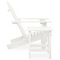 thumbnail image 2 of vidaXL Garden Adirondack Chair with Table Solid Fir Wood White, 2 of 3