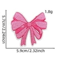thumbnail image 2 of weibbin Bow Patches - Embroidery Bow Iron on Patch for Clothes Iron on Bows Cute Bow Patch Sticker Embroidered Applique for Sewing Jeans Shirt Hat Jacket Clothing Backpack, 2 of 6