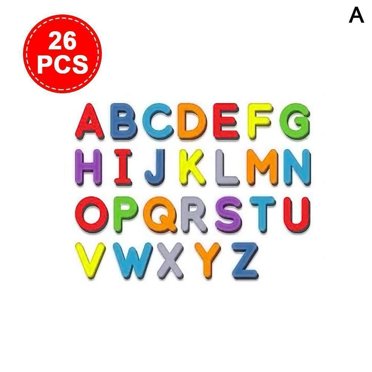 Magnetic Alphabet 243 Pieces Uppercase Lowercase Foam Letters Abc Fridge Refrigerator Educational Spelling Learning Toy Magnets
