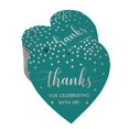 thumbnail image 1 of Inkdotpot Real Silver Foil Thanks For Celebrating With Me Birthday Tags Favor Hang Paper Tags 50 Pieces, 1 of 1