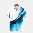 thumbnail image 1 of Styesk T-Shirts pour Hommes Col Rabattu Fluide Léger Manches Courtes Cardigan Boutonné Haut Chemise Manches Courtes Col Rabattu Haut Chemise, 1 of 4