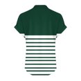 thumbnail image 4 of fatyb Womens Printed V Neck Tops Short Sleeve Button V Neck Tshirts Lightweight Summer Beach Blouses, 4 of 5