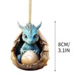 thumbnail image 3 of Vaidha Christmas Dinosaur Car Decoration Pendant Scene Layout Pendant Crafts Gift, 3 of 3
