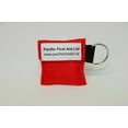 thumbnail image 1 of 5 Packets Keychain CPR Face Shield, 1 of 1