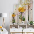 thumbnail image 5 of Design Art - Rose With Green Leaves Painting, 5 of 5