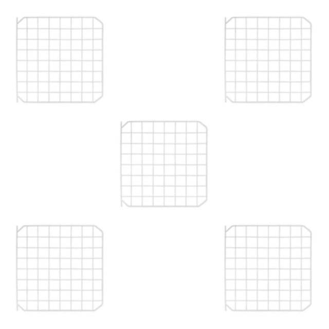 Transemion Portable Pet Playpen Panel Cage Fence Metal Guinea pig Wire door white 5Set