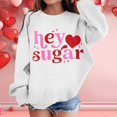 thumbnail image 2 of FAOWME Chandail en Molleton Graphique pour Filles Col Rond Manches Longues Mignon Épaule Tombante Chandail Blanc 5-6 Ans, 2 of 6