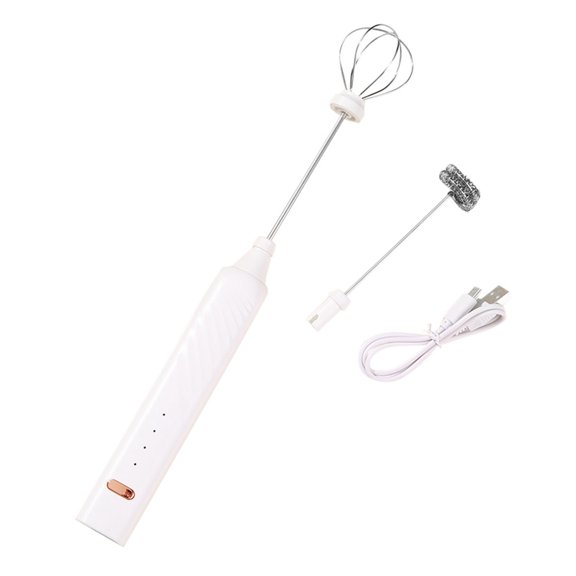 TIELUTT Egg Beater 3 Speed Wireless Baking Milk Frother Function Double Head USB Milk Coffee Milk Frother Mixer Portable Rival Hand Mixer Kitchen Beater Elephant under 5 Push down