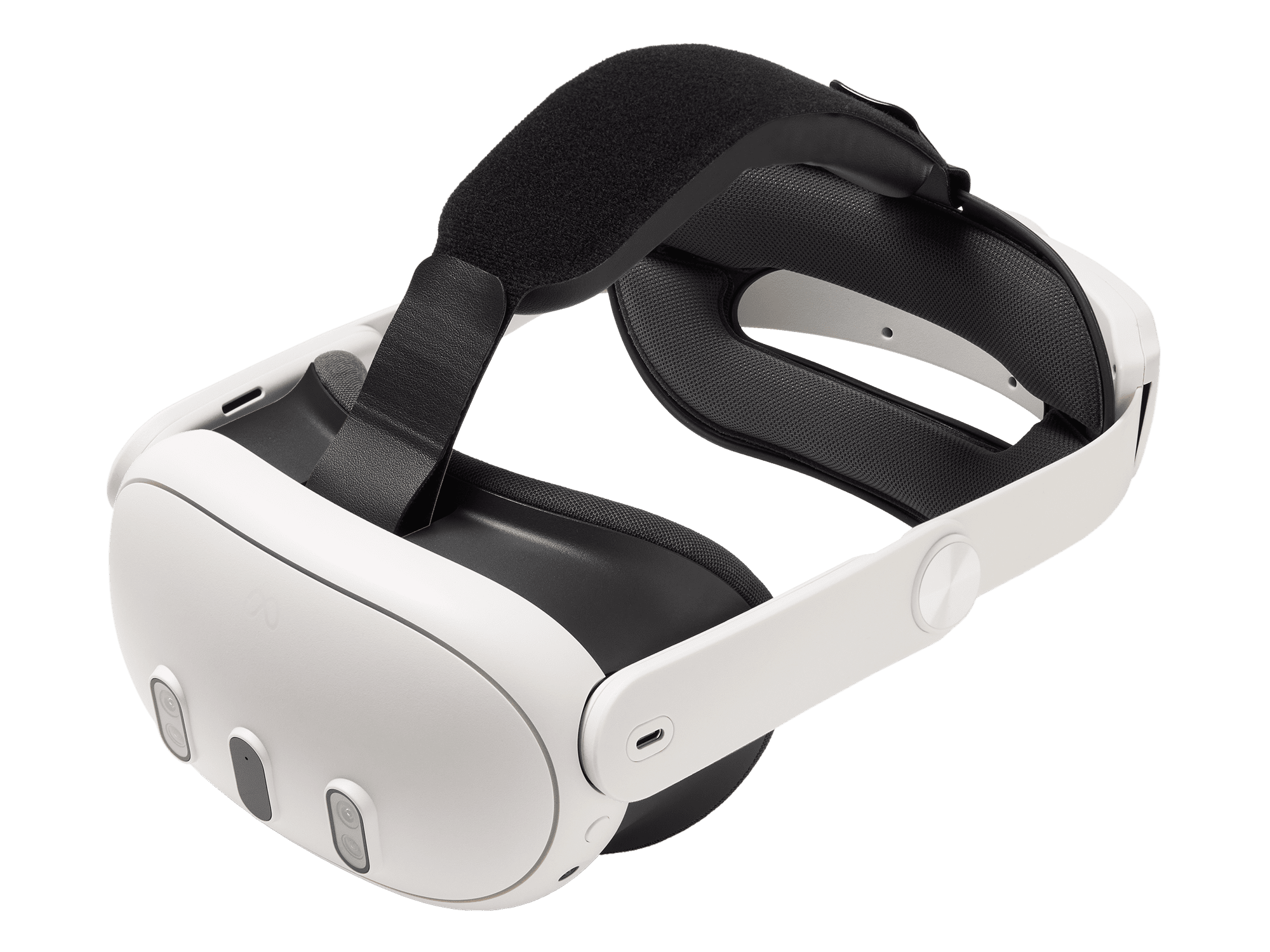 PowerA Comfort Head Strap for Meta Quest 3 / 3S, officially licensed, adjustable head strap, secure and comfortable, flip-up design, easy to install, headphone compatible