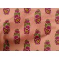 thumbnail image 4 of oneOone Cotton Poplin Fabric Leaves|Floral & Paisley Block Print Fabric BTY 42 Inch Wide, 4 of 4