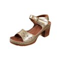 thumbnail image 1 of Sandals for Women, Fish Mouth Design with Hook-and-Loop Ankle Strap, Thick Block Heel, Faux Leather Upper, Cushioned Insole, Breathable Open-Toe, 1 of 9