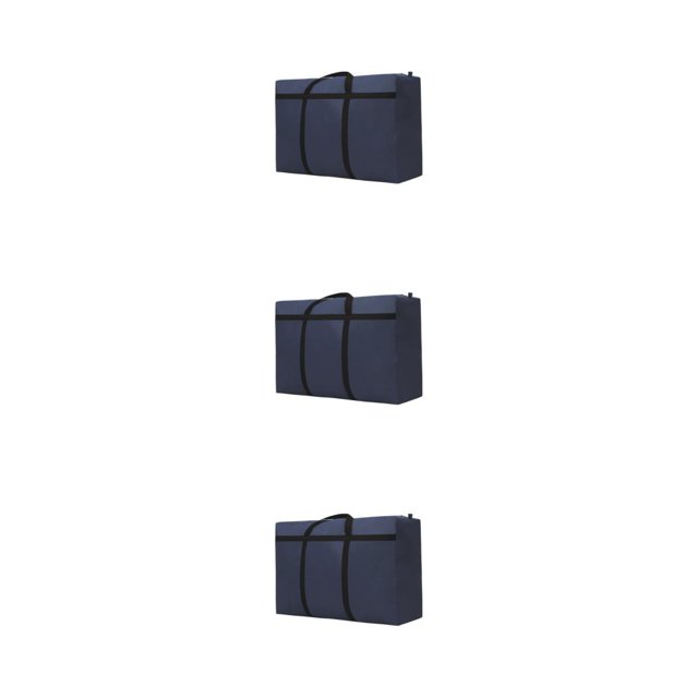 Maytalsory Durable Bag With Fine Stitching And Scratch-proof For Moving Bag Large Capacity Bag Oxford dark blue-105L 3Set