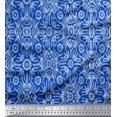 thumbnail image 1 of Soimoi Modal Satin Fabric Floral & Moroccan Damask Print Fabric by The Yard 42 Inch Wide, 1 of 3