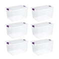 thumbnail image 2 of Sterilite Bacs de Rangement de 66 Qt, Lot de 6, et Bacs de Rangement de 6 Qt, Lot de 12, 2 of 8