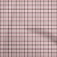 thumbnail image 1 of oneOone Cotton Silk Brown Fabric Check Craft Projects Decor Fabric Printed By The Yard 42 Inch Wide, 1 of 4