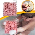 thumbnail image 2 of Bathroom Shower Loofah with Drawstring Soap Holder including Maker Soft Scrubbing Sponge for Rich and Back Scrubbing Convenience, 2 of 8