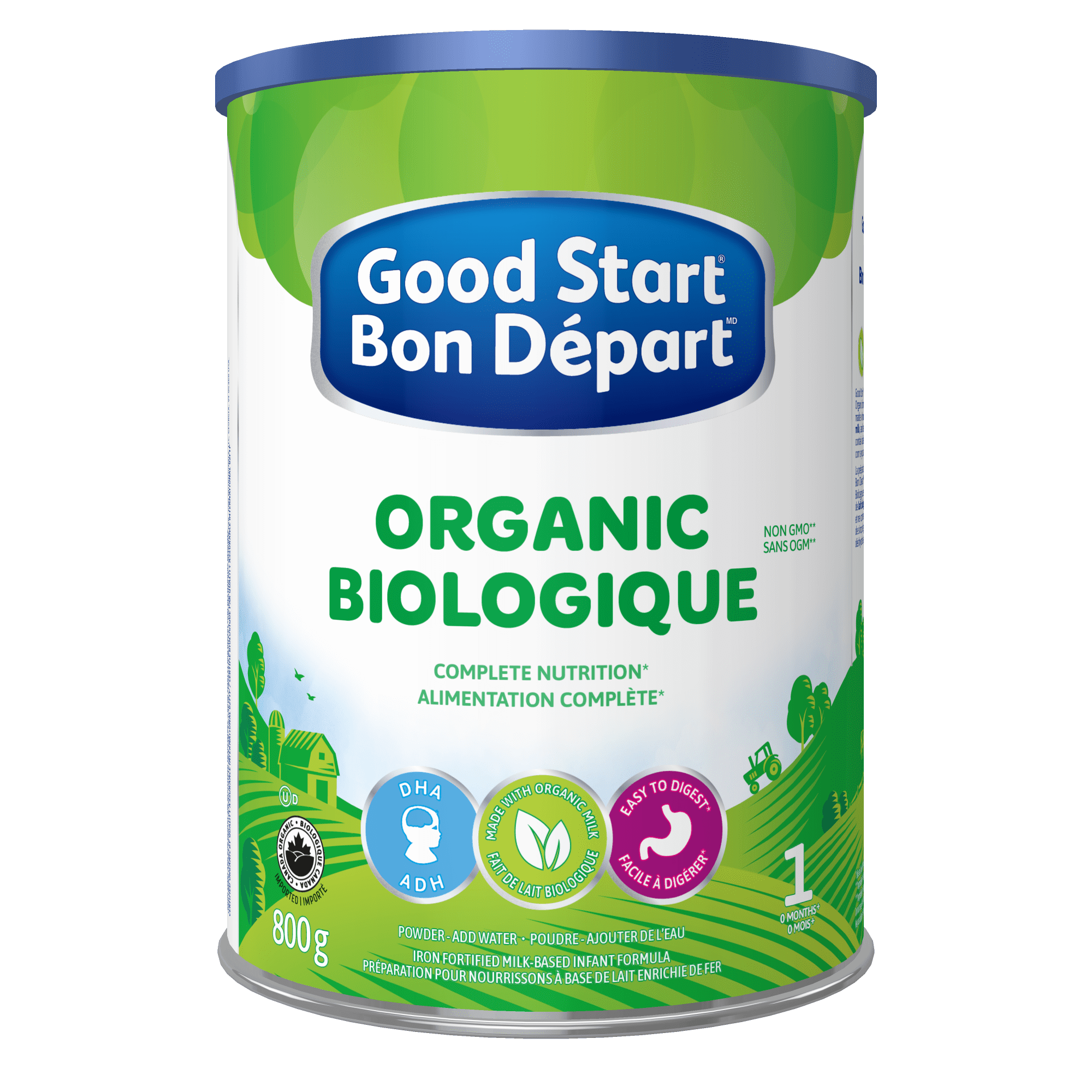 Bon Départ Préparation pour nourrissons biologique GS, en poudre, 800 g