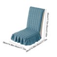 thumbnail image 3 of Polyester Chair Covers 90x45cm Thickened Quilted Chair Covers Full-Coverage Stool Set in Blue 1-Piece Protective Slipcovers(Blue) Rkxzt, 3 of 9