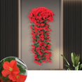 thumbnail image 2 of Wall Decorations for Living Room Simulated Violet Wall Hanging Wedding Home Decoration Simulated Living Room Ceiling Decoration Plastic Packaging Plants Home Decorations for Living Room, 2 of 8