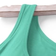 thumbnail image 4 of FAIWAD Built-in-Bra Tanks Tops for Womens Sleeveless Round Neck Wide Strap Basic Stretch Crop Tops, 4 of 7