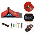 thumbnail image 3 of YOPTOP DIY Assembly Mini Finger Skateboard Deck Skate Park Board with Ramp Accessories, 3 of 6