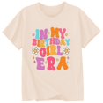 thumbnail image 3 of Hauts Enfants Étagère Soutiens-Gorge Filles Mode Décontractée Lettre Col Rond Manches Courtes T-Shirt Top3, 3 of 3