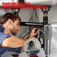 thumbnail image 2 of AMERTEER Wire Screw Extractor Broken Water Thread Repair Tap Remover (1/2 inch), 2 of 10