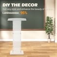 thumbnail image 4 of Yiwa Floor-Standing Acrylic Podium, Clear Pulpit with Wide Top for Churches, Conferences and Classrooms, 4 of 6