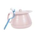 thumbnail image 3 of Tachiuwa Portable Spittoon Bedside Urinal Portable Handle Multifunction with Brush Toilet Pink, 3 of 9