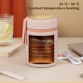 thumbnail image 4 of EGNMCR Home and Kitchen 304 Stainless Steel Constant Temperature Lunch Box USB Heating Large Capacity Lunch Box Outdoor Office Worker Portable Insulation Pot Stainless steel constant temperature pot, 4 of 6