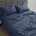 thumbnail image 2 of Nestl King Sheet Set, 1800 Series Microfiber Deep Pocket 4 Piece Bed Sheet Set, 2 of 8