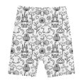 thumbnail image 4 of TIEVOSA Ensemble de Pyjama pour Filles Col Rond Doux Imprimé pour Vêtements de Détente Confortables pour Printemps Été 3-13 Ans, 4 of 7